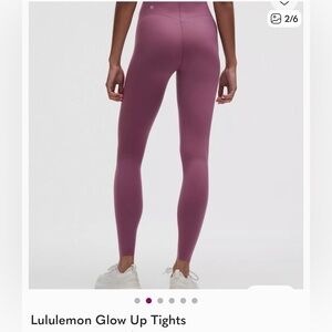 Lululemon Lavendar Lux Glow Up Tights